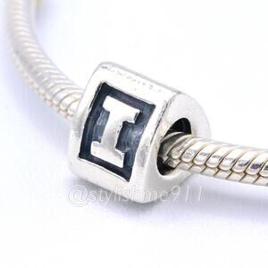 Authentic PANDORA Retired Alphabet Letter - I